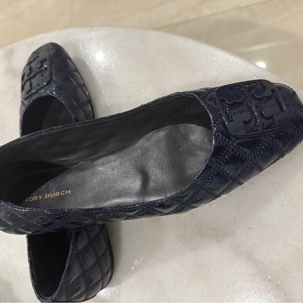 Tory Burch Navy Blue Women's Shoes - Picture 4 of 5